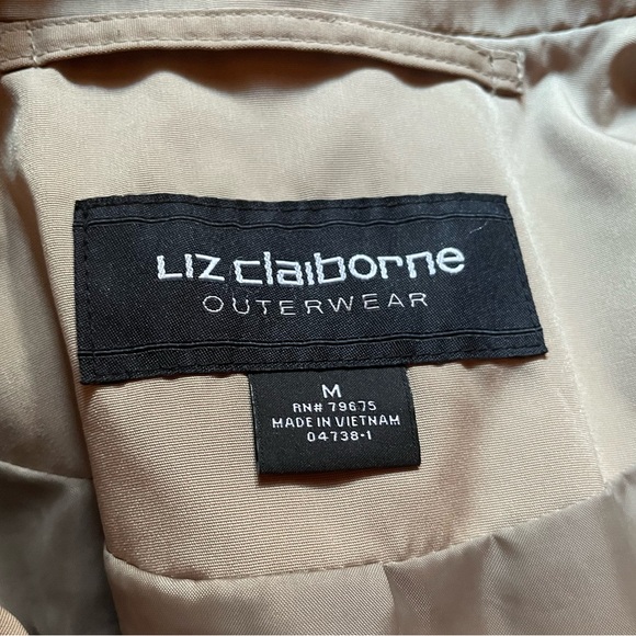 Liz Claiborne Waterproof Trench Coat - Picture 6 of 6